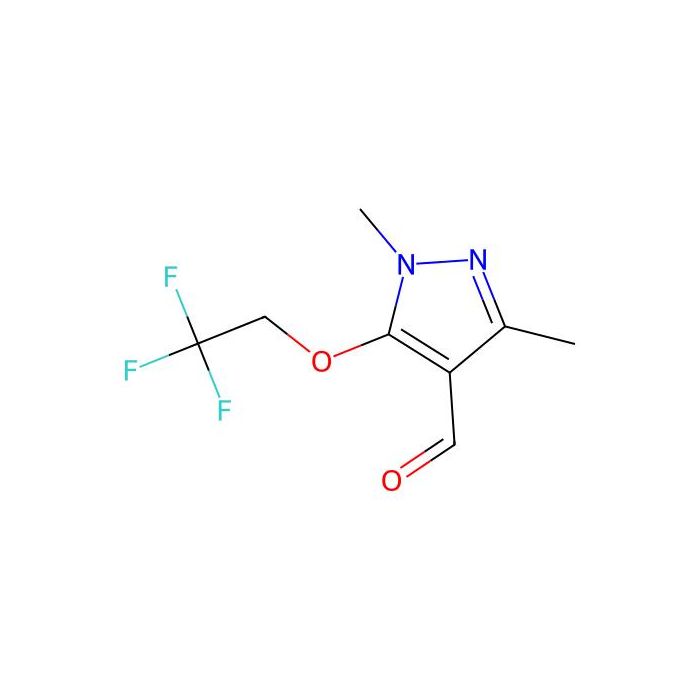 1,3-dimethyl-5-(2,2,2-trifluoroethoxy)-1H-pyrazole-4-carbaldehyde - ≥95% CAS No(126764-32-7) by Aladdin Scientific