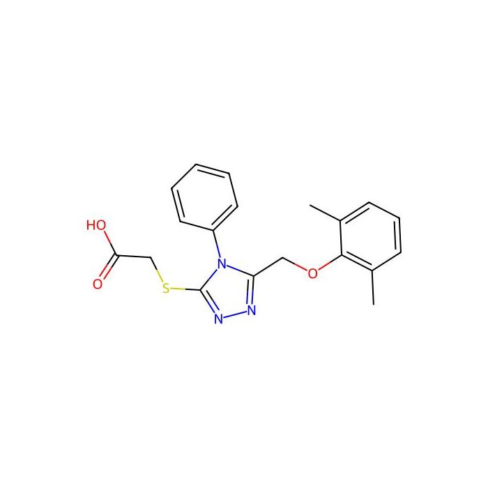 2-((5-((2,6-dimethylphenoxy)methyl)-4-phenyl-4H-1,2,4-triazol-3-yl)sulfanyl)acetic acid - ≥97% CAS No(64013-61-2) by Aladdin Scientific