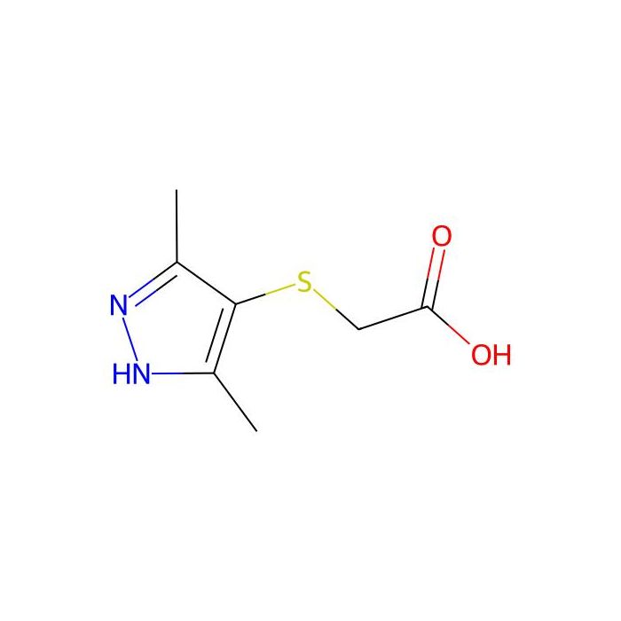 2-((3,5-dimethyl-1H-pyrazol-4-yl)sulfanyl)acetic acid - ≥95% CAS No(1042725-25-6) by Aladdin Scientific