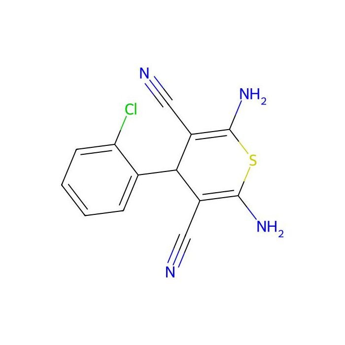 2,6-diamino-4-(2-chlorophenyl)-4H-thiopyran-3,5-dicarbonitrile -  CAS No(127118-60-9) by Aladdin Scientific