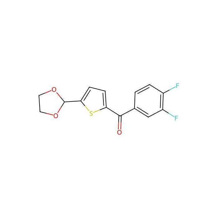 2-(3,4-Difluorobenzoyl)-5-(1,3-dioxolan-2-YL)thiophene - ≥95% CAS No(898778-82-0) by Aladdin Scientific