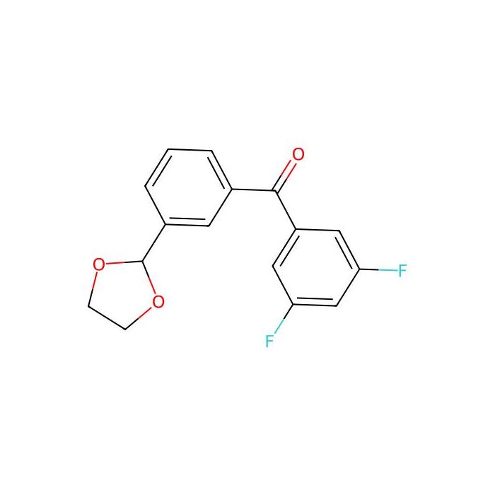 3,5-Difluoro-3'-(1,3-dioxolan-2-YL)benzophenone -  CAS No(898759-68-7) by Aladdin Scientific