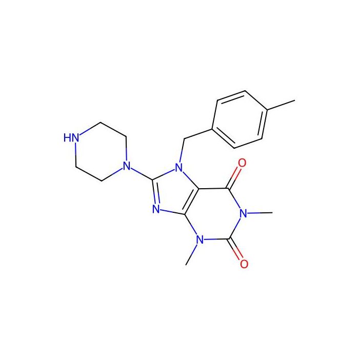 1,3-Dimethyl-7-(4-ME-benzyl)-8-(1-piperazinyl)-3,7-dihydro-1H-purine-2,6-dione -  CAS No(332904-76-4) by Aladdin Scientific