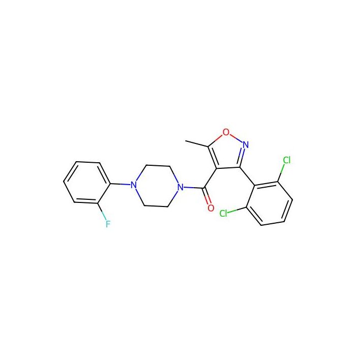 3-(2,6-Dichlorophenyl)-5-methylisoxazol-4-YL 4-(2-fluorophenyl)piperazinyl ketone -  CAS No(442564-97-8) by Aladdin Scientific