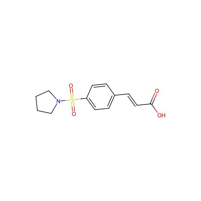 (2E)-3-[4-(pyrrolidin-1-ylsulfonyl)phenyl]acrylic acid - ≥97% CAS No(309733-71-9) by Aladdin Scientific