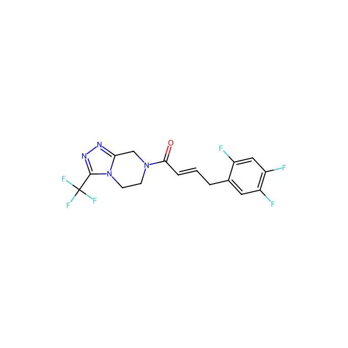 (2E)-1-(5,6-Dihydro-3-(trifluoromethyl)-1,2,4-triazolo(4,3-a)pyrazin-7(8H)-yl)-4-(2,4,5-trifluorophenyl)-2-buten-1-one - ≥95% CAS No(1253056-18-6) by Aladdin Scientific
