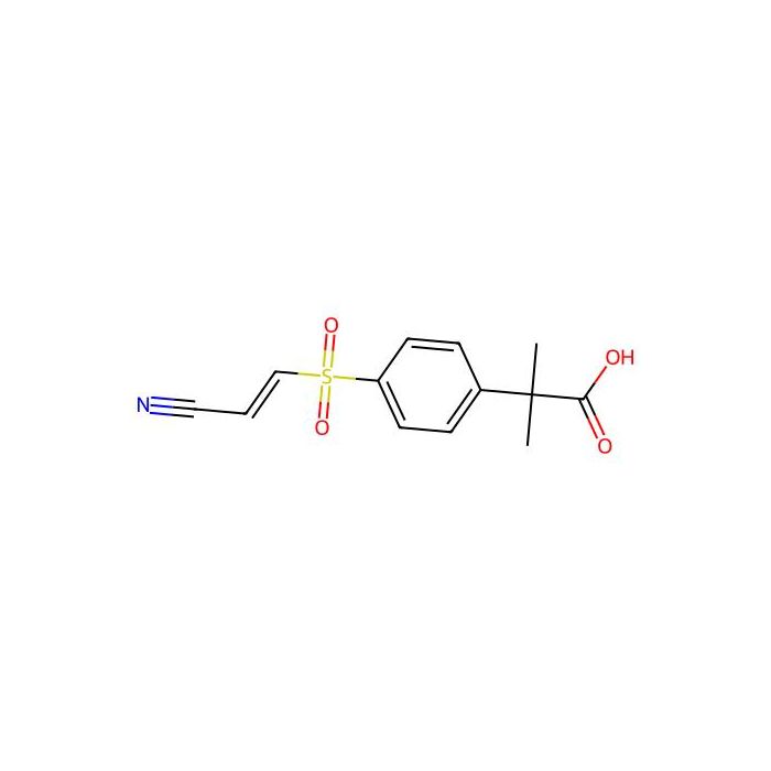 (E)-2-(4-((2-Cyanovinyl)sulfonyl)phenyl)-2-methylpropanoic acid - ≥95% CAS No(1356089-38-7) by Aladdin Scientific