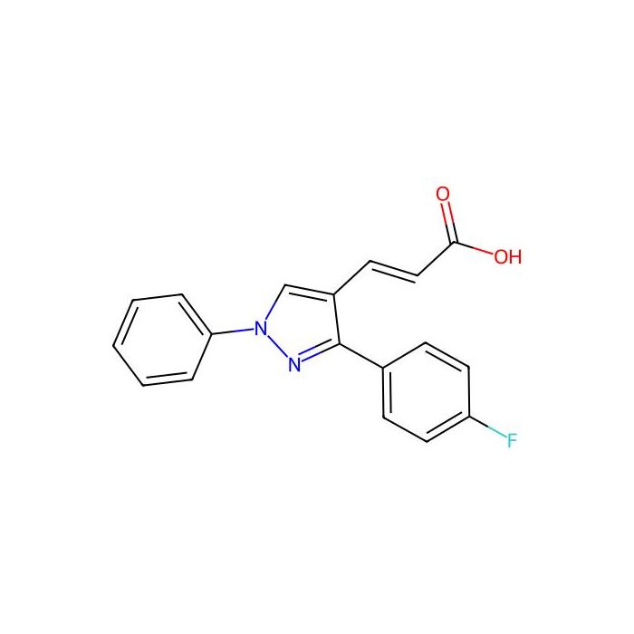 (2E)-3-[3-(4-fluorophenyl)-1-phenyl-1H-pyrazol-4-yl]prop-2-enoic acid - ≥95% CAS No(519137-39-4) by Aladdin Scientific