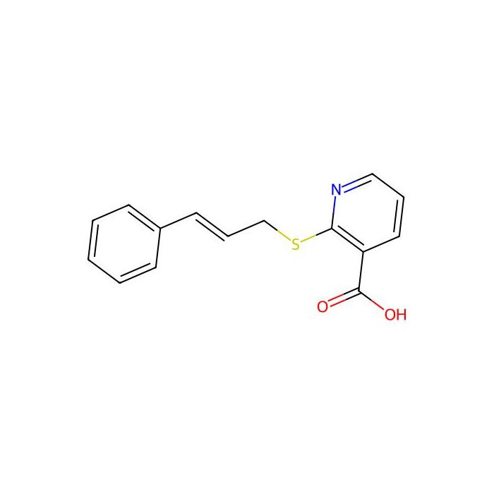 2-{[(2E)-3-Phenylprop-2-EN-1-YL]thio}nicotinic acid - ≥95% CAS No(324779-96-6) by Aladdin Scientific