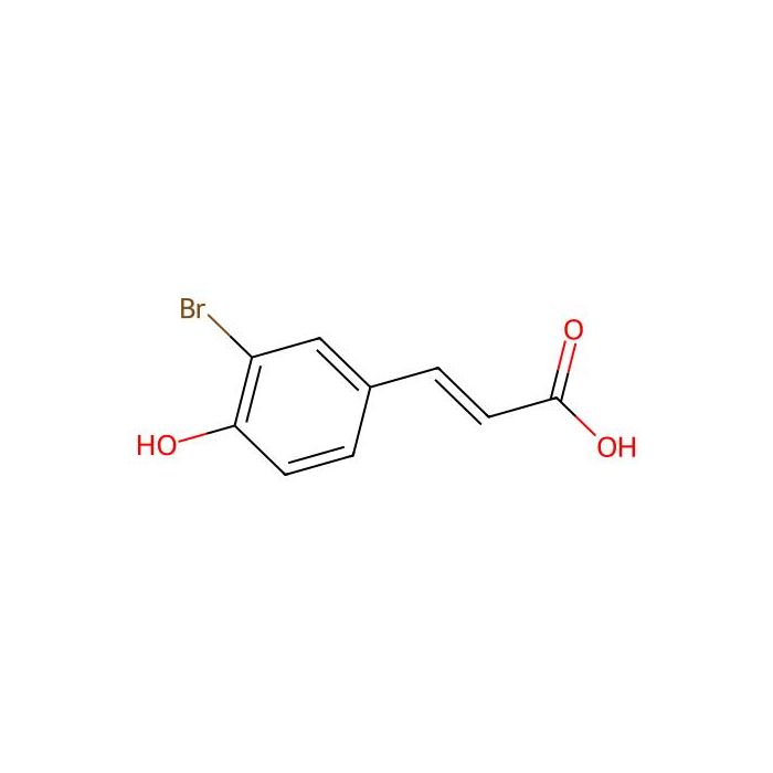 (2E)-3-(3-Bromo-4-hydroxyphenyl)-2-propenoic acid - ≥95% CAS No(119405-32-2) by Aladdin Scientific