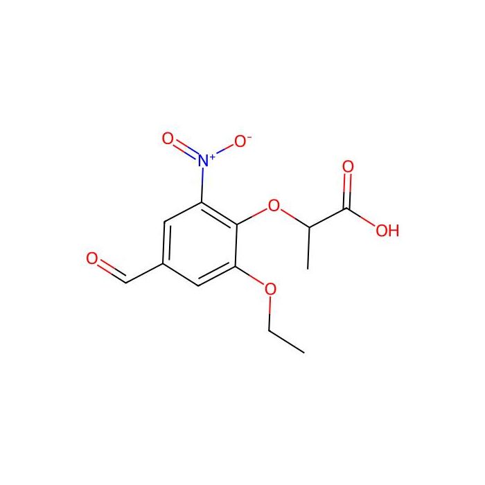 2-(2-Ethoxy-4-formyl-6-nitrophenoxy)propanoic acid - ≥95% CAS No(812642-72-1) by Aladdin Scientific