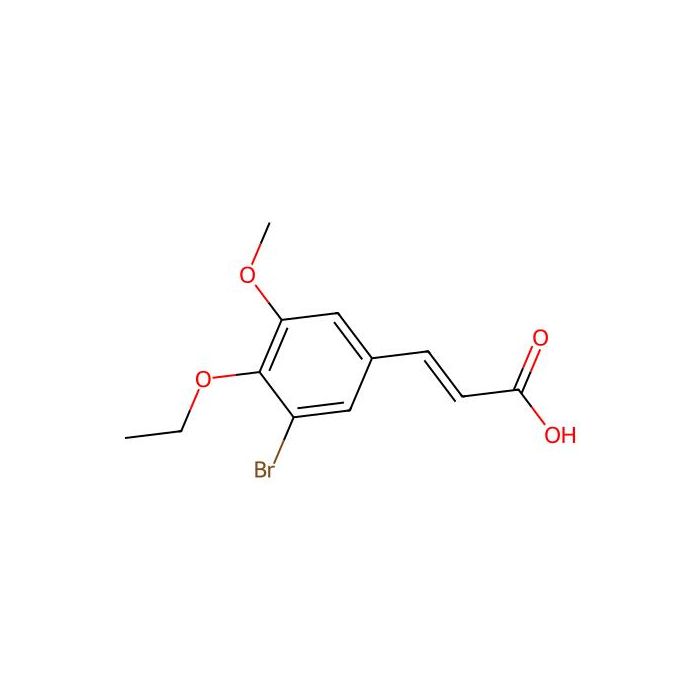 (2E)-3-(3-Bromo-4-ethoxy-5-methoxyphenyl)acrylic acid - ≥95% CAS No(354531-46-7) by Aladdin Scientific