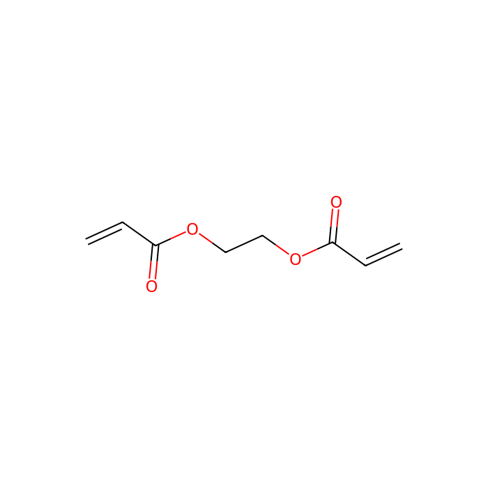 Ethylene glycol diacrylate - ≥90%, contains 100 ppm MEHQ as stabilizer CAS No(2274-11-5) by Aladdin Scientific