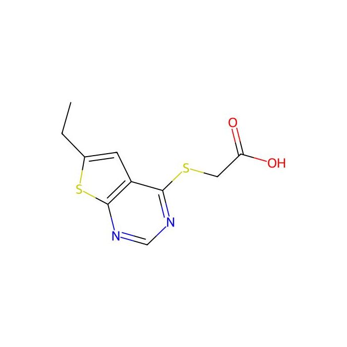 (6-Ethyl-thieno[2,3-d]pyrimidin-4-ylsulfanyl)-acetic acid - ≥97% CAS No(314034-15-6) by Aladdin Scientific