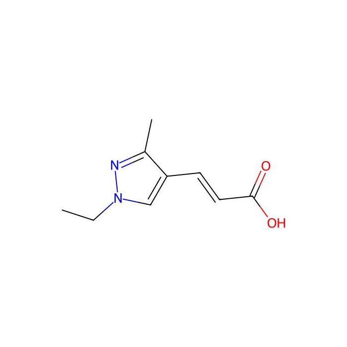 (2E)-3-(1-ethyl-3-methyl-1H-pyrazol-4-yl)prop-2-enoic acid - ≥95% CAS No(512809-40-4) by Aladdin Scientific
