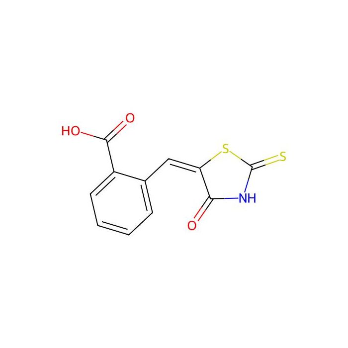 2-[(E)-(2-mercapto-4-oxo-1,3-thiazol-5(4H)-ylidene)methyl]benzoic acid - ≥95% CAS No(56661-83-7) by Aladdin Scientific
