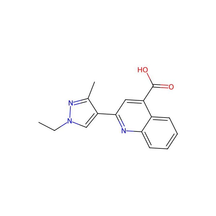 2-(1-ethyl-3-methyl-1H-pyrazol-4-yl)quinoline-4-carboxylic acid - ≥97% CAS No(522594-91-8) by Aladdin Scientific