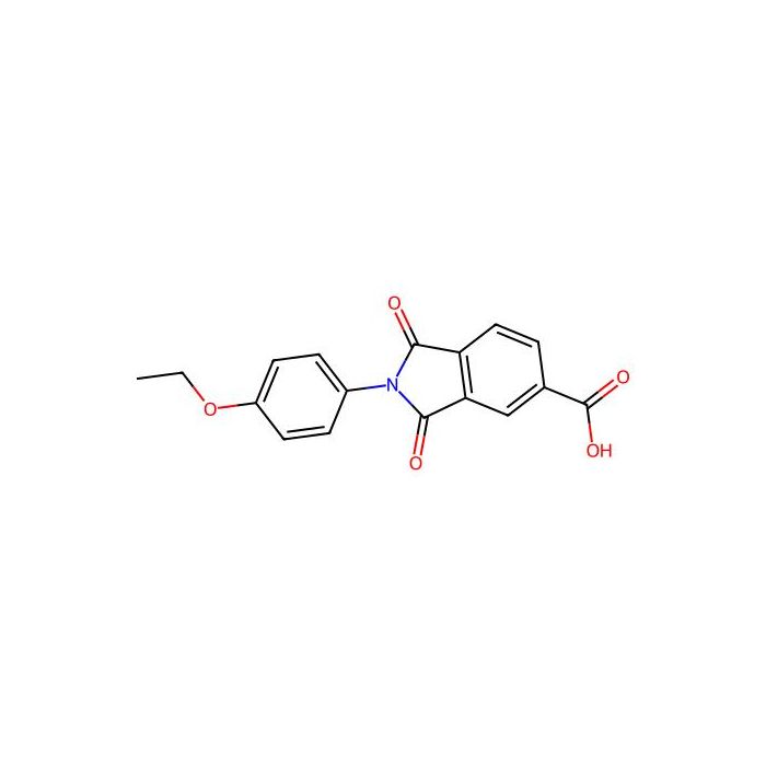 2-(4-Ethoxy-phenyl)-1,3-dioxo-2,3-dihydro-1H-isoindole-5-carboxylic acid - ≥97% CAS No(166096-53-3) by Aladdin Scientific