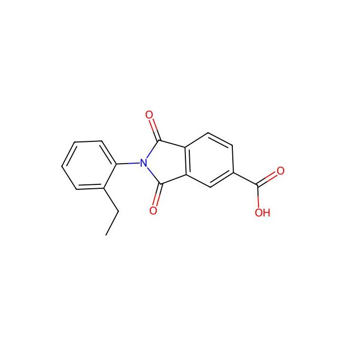 2-(2-Ethylphenyl)-1,3-dioxoisoindoline-5-carboxylic acid - ≥95% CAS No(690671-26-2) by Aladdin Scientific