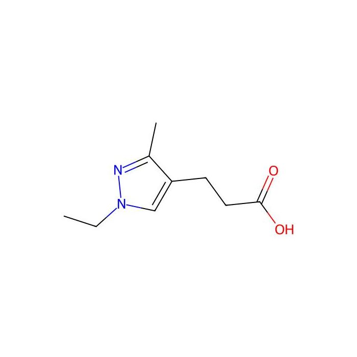 3-(1-ethyl-3-methyl-1H-pyrazol-4-yl)propanoic acid - ≥98% CAS No(956371-97-4) by Aladdin Scientific