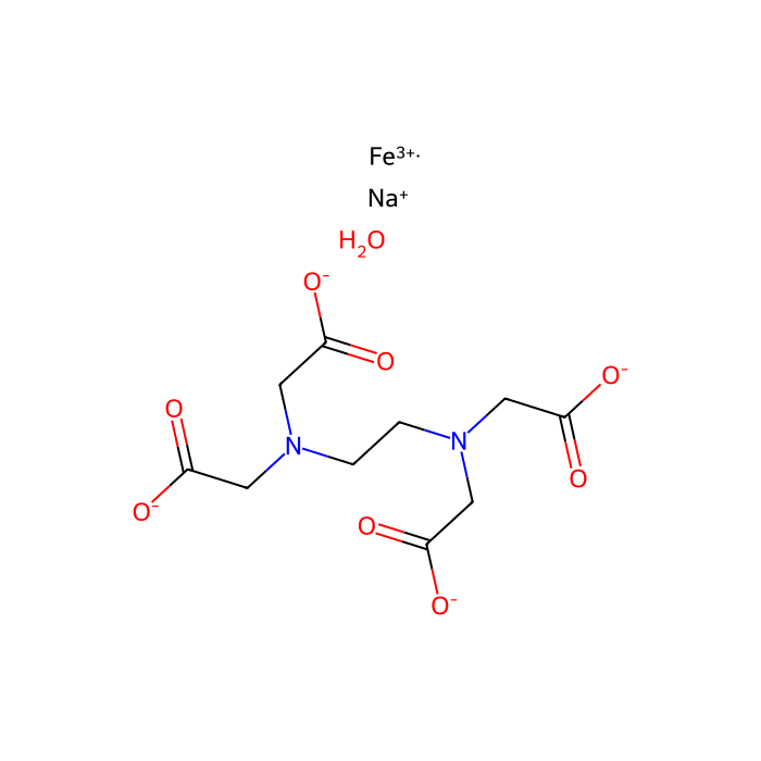 Ethylenediaminetetraacetic acid iron sodium salt hydrate - 12.0-14.5% Fe basis CAS No(149022-26-4) by Aladdin Scientific
