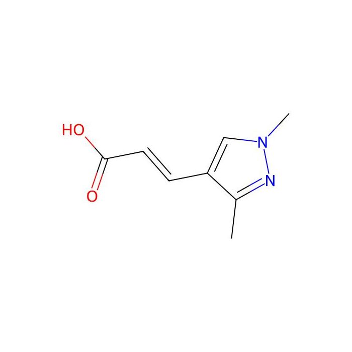(2E)-3-(1,3-Dimethyl-1H-pyrazol-4-yl)-2-propenoic acid - ≥95% CAS No(514800-75-0) by Aladdin Scientific
