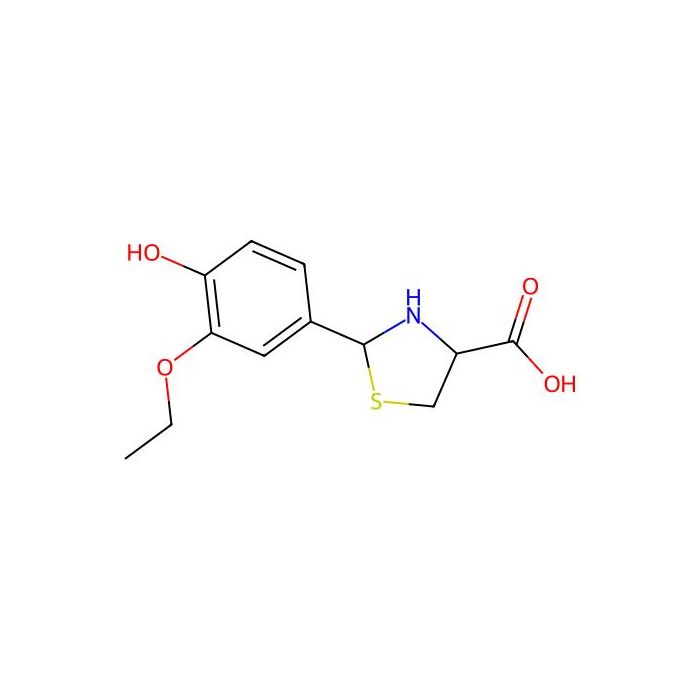 2-(3-Ethoxy-4-hydroxyphenyl)-1,3-thiazolidine-4-carboxylic acid - ≥97% CAS No(100392-00-5) by Aladdin Scientific