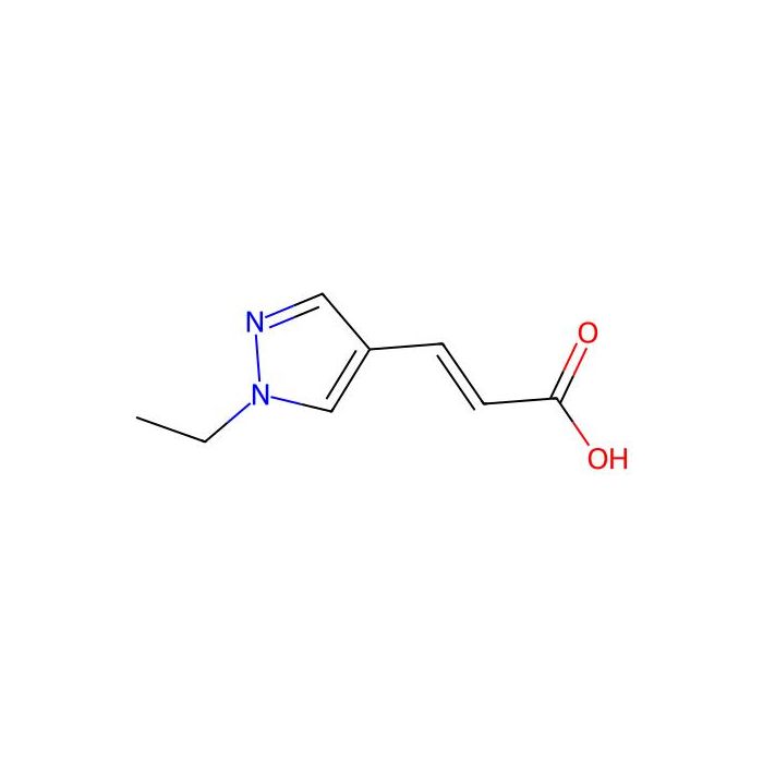 (2E)-3-(1-ethyl-1H-pyrazol-4-yl)acrylic acid - ≥95% CAS No(304903-09-1) by Aladdin Scientific