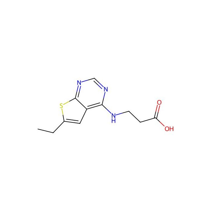 3-((6-Ethylthieno(2,3-d)pyrimidin-4-yl)amino)propanoic acid - ≥98% CAS No(690702-08-0) by Aladdin Scientific
