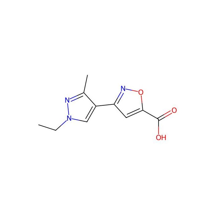 3-(1-Ethyl-3-methyl-1H-pyrazol-4-yl)-isoxazole-5-carboxylic acid - ≥95% CAS No(957490-68-5) by Aladdin Scientific
