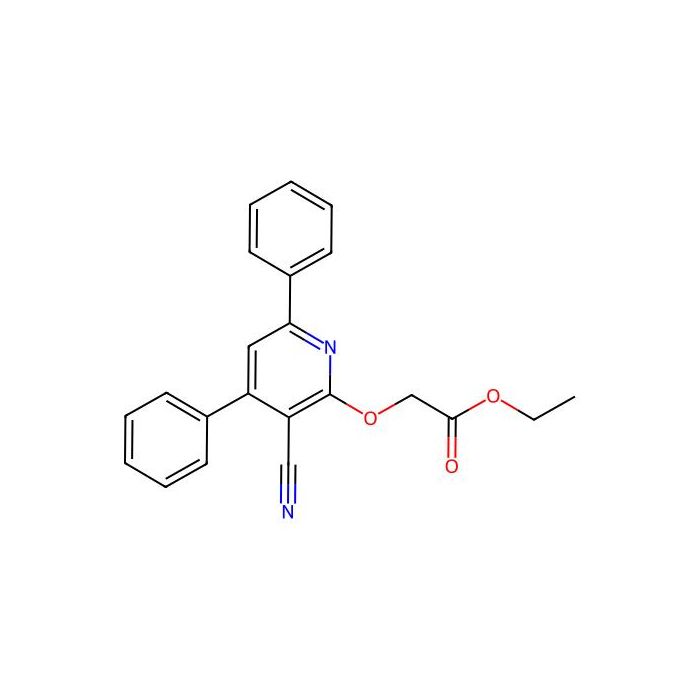 Ethyl 2-[(3-cyano-4,6-diphenyl-2-pyridinyl)oxy]acetate - ≥99% CAS No(118666-03-8) by Aladdin Scientific