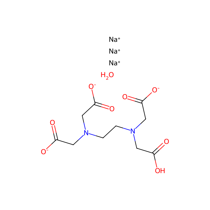 Ethylenediaminetetraacetic acid trisodium salt concentrate - Diluted to 1 liters, the diluted concentration was 0.05M CAS No(85715-60-2) by Aladdin Scientific