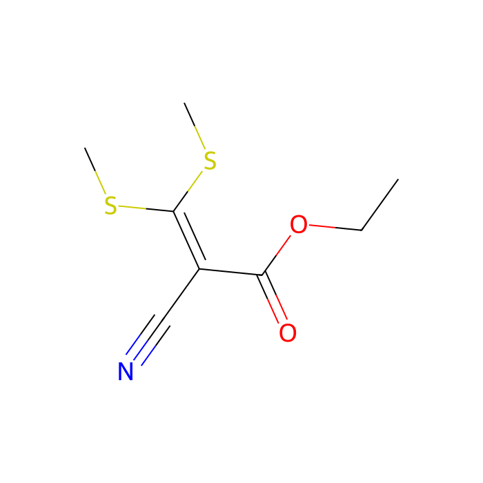 Ethyl 3,3-Bis(methylthio)-2-cyanoacrylate - ≥98%(N) CAS No(17823-58-4) by Aladdin Scientific