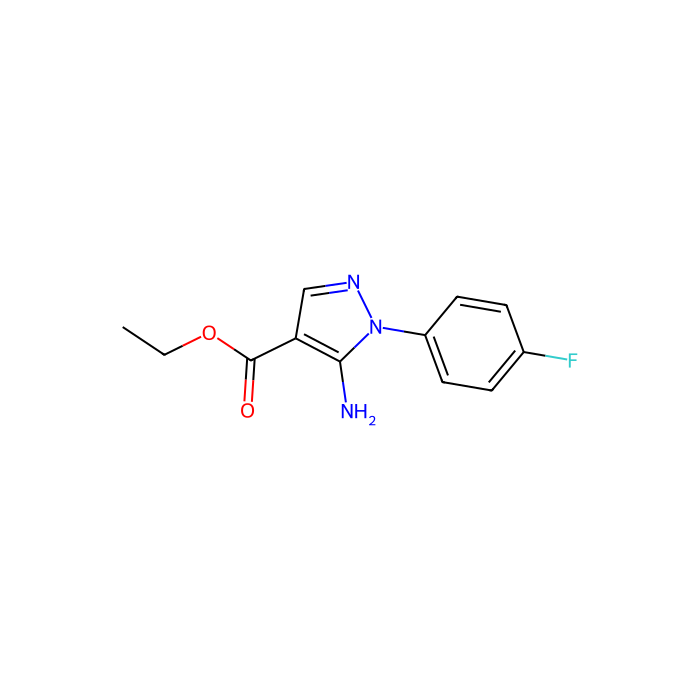 ETHYL 5-AMINO-1-(4-FLUOROPHENYL)-1H-PYRAZOLE-4-CARBOXYLATE - ≥97% CAS No(138907-68-3) by Aladdin Scientific