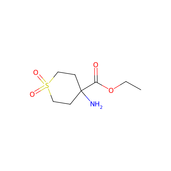 ethyl 4-amino-1,1-dioxothiane-4-carboxylate - ≥97% CAS No(1250287-78-5) by Aladdin Scientific