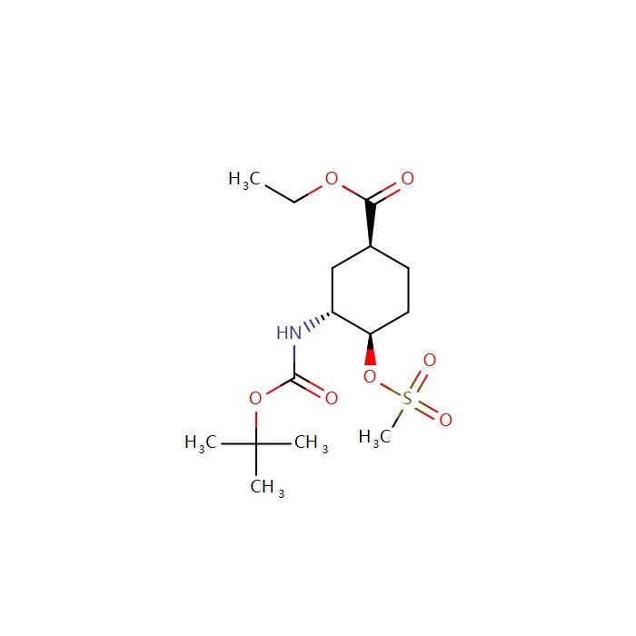 Ethyl (1S,3R,4R)-3-{[(tert-butoxy)carbonyl]amino}-4-(methanesulfonyloxy)cyclohexane-1-carboxylate - ≥97% CAS No(365997-36-0) by Aladdin Scientific