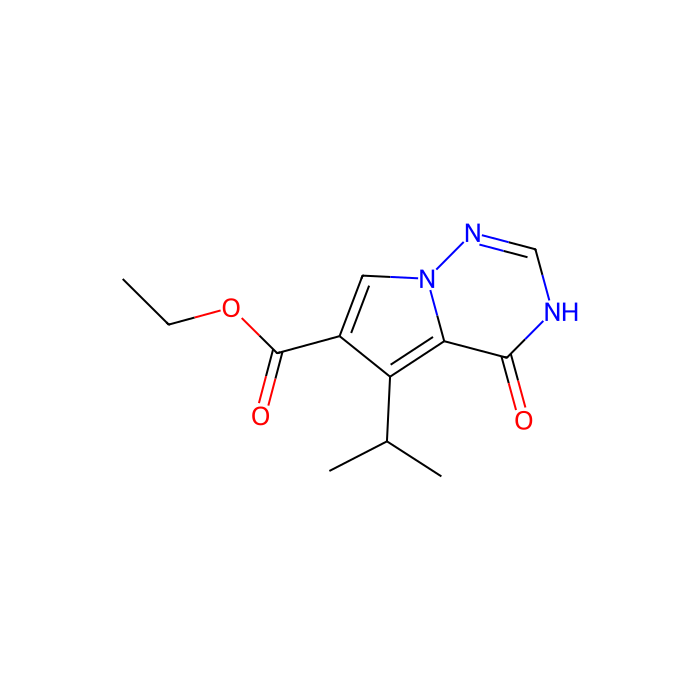 ethyl 4-oxo-5-(propan-2-yl)-3H,4H-pyrrolo[2,1-f][1,2,4]triazine-6-carboxylate - ≥97% CAS No(651744-40-0) by Aladdin Scientific