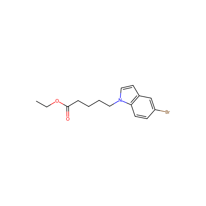 Ethyl 5-(5-bromo-1H-indol-1-yl)pentanoate - ≥98% CAS No(1065074-72-7) by Aladdin Scientific
