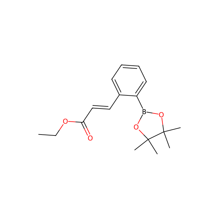 (E)-2-(2-Ethoxycarbonylvinyl)phenylboronic acid, pinacol ester - ≥95% CAS No(1132669-74-9) by Aladdin Scientific