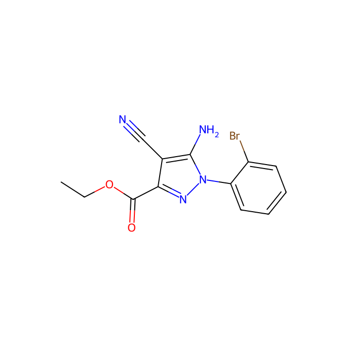 Ethyl 5-amino-1-(2-bromophenyl)-4-cyanopyrazole-3-carboxylate - ≥97% CAS No(1150163-97-5) by Aladdin Scientific