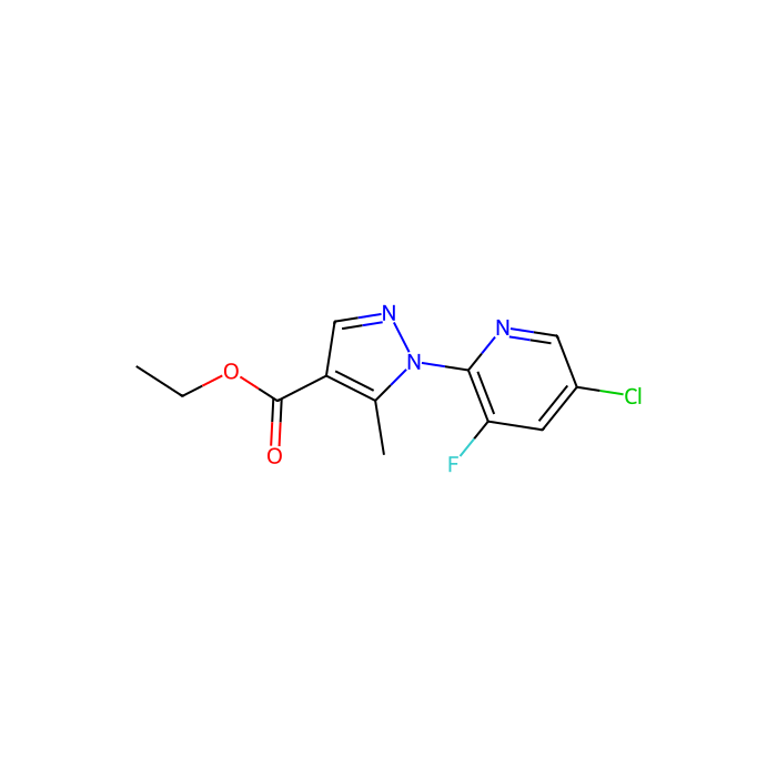 Ethyl 1-(5-chloro-3-fluoropyridin-2-yl)-5-methylpyrazole-4-carboxylate - ≥98% CAS No(1150164-40-1) by Aladdin Scientific