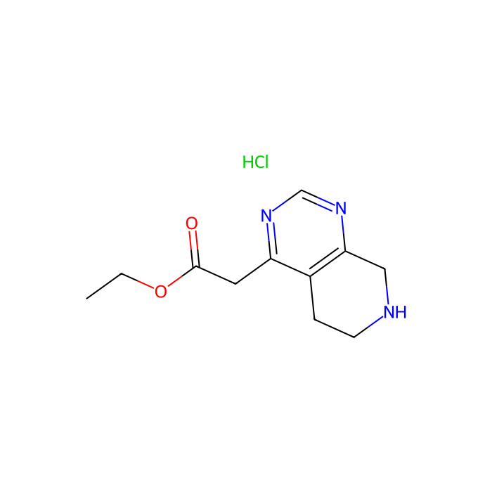 Ethyl 2-(5,6,7,8-tetrahydropyrido[3,4-d]pyrimidin-4-yl)acetate hcl - ≥95% CAS No(1187830-52-9) by Aladdin Scientific