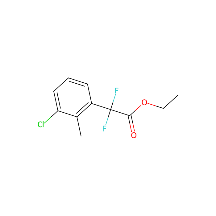 Ethyl 2-(3-chloro-2-methylphenyl)-2,2-difluoroacetate - ≥98% CAS No(1215205-45-0) by Aladdin Scientific