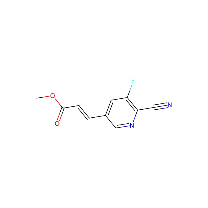 (E)-Methyl 3-(6-cyano-5-fluoropyridin-3-yl)-acrylate - ≥95% CAS No(1246090-95-8) by Aladdin Scientific