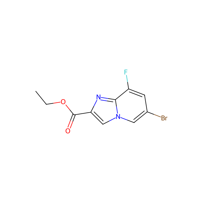 Ethyl 6-bromo-8-fluoroimidazo[1,2-a]pyridine-2-carboxylate - ≥95% CAS No(1260763-32-3) by Aladdin Scientific