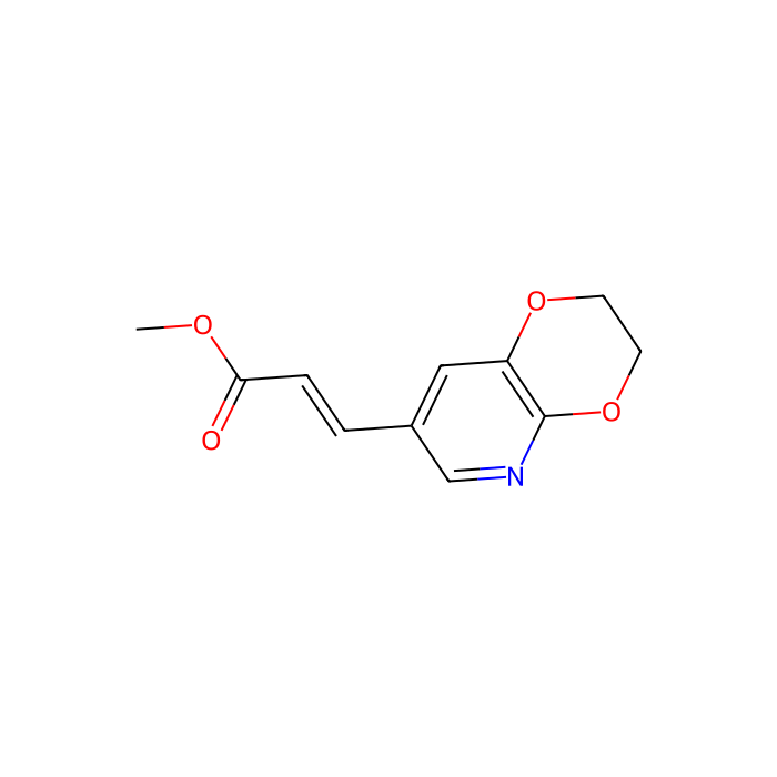 (E)-Methyl 3-(2,3-dihydro-[1,4]dioxino-[2,3-b]pyridin-7-yl)acrylate - ≥95% CAS No(1261399-00-1) by Aladdin Scientific