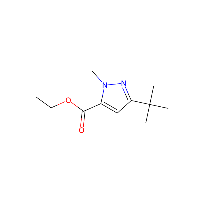Ethyl 3-(tert-butyl)-1-methyl-1h-pyrazole-5-carboxylate - ≥98% CAS No(133261-10-6) by Aladdin Scientific