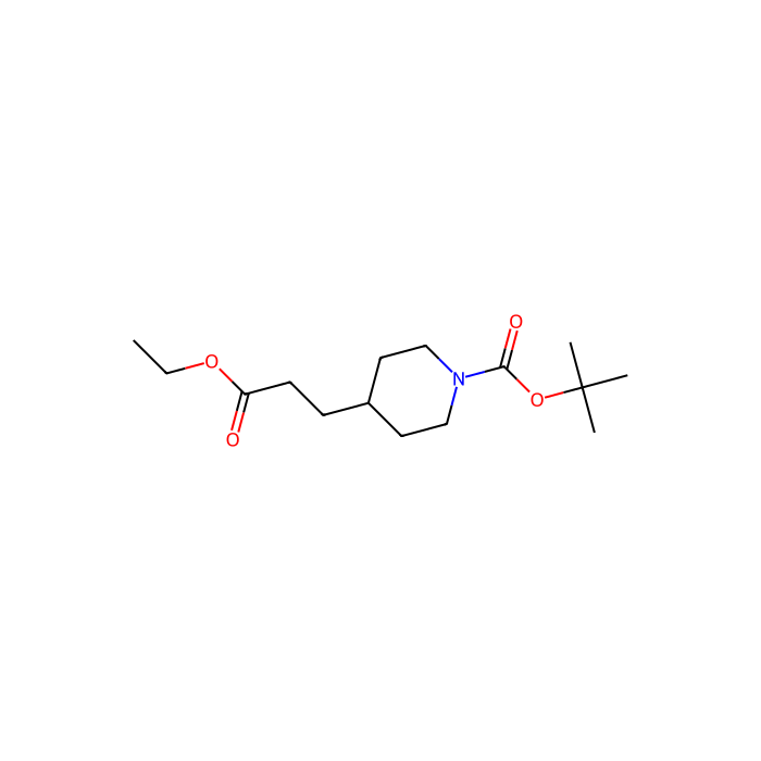 Ethyl 3-(N-BOC-piperidin-4-yl)propioate - ≥98% CAS No(301232-45-1) by Aladdin Scientific