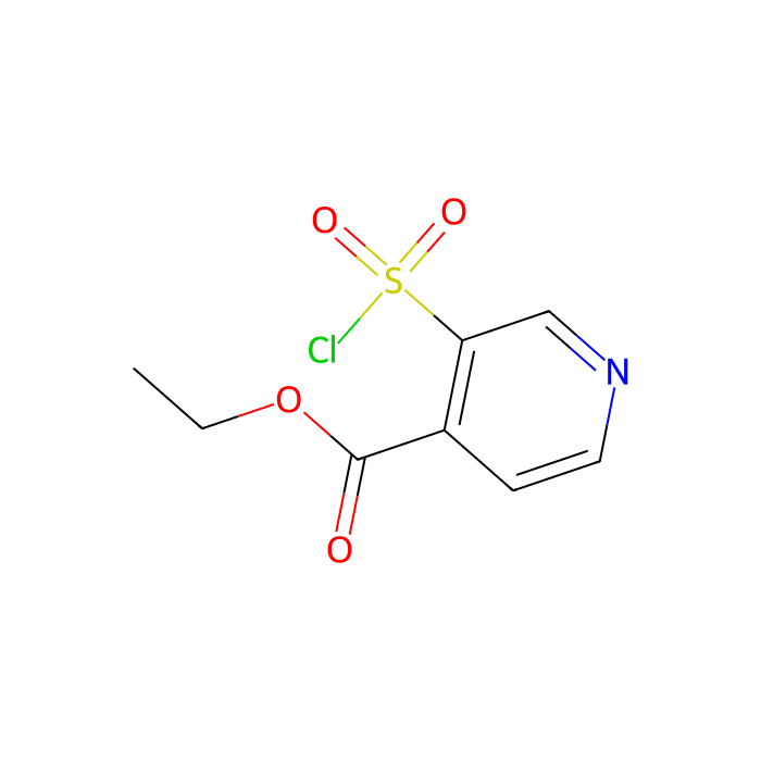 Ethyl 3-(chlorosulfonyl)isonicotinate - ≥95% CAS No(306936-12-9) by Aladdin Scientific