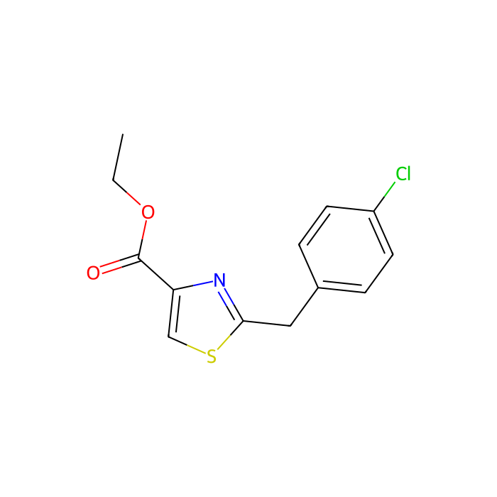 Ethyl 2-[(4-chlorophenyl)methyl]-1,3-thiazole-4-carboxylate - ≥97% CAS No(477872-92-7) by Aladdin Scientific